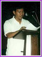 Fr. Jojo giving a talk on the Sacrament of Confession