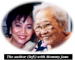 Mommy Jane with daughter Nenette