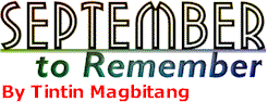 September to Remember - by Tintin Magbitang